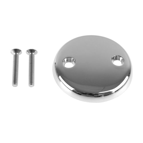 OS&B Bathtub Overflow Faceplate Cover, 2 Hole, Chrome